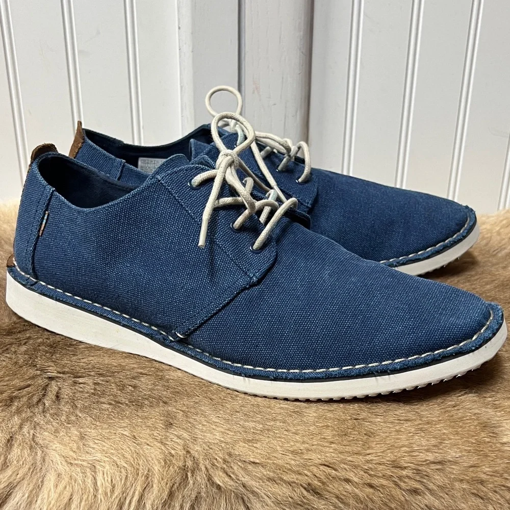 Toms Preston Washed Canvas Shoes 11.5